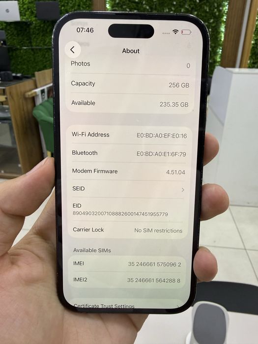 iPhone 14pro 256gb sim Boshlang’ich to’lovsiz nasiyaga
