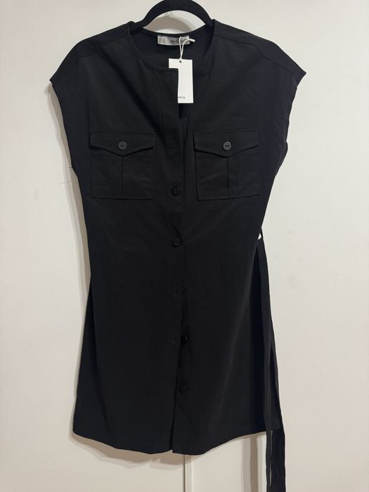 Черное платье Mango, с этикеткой