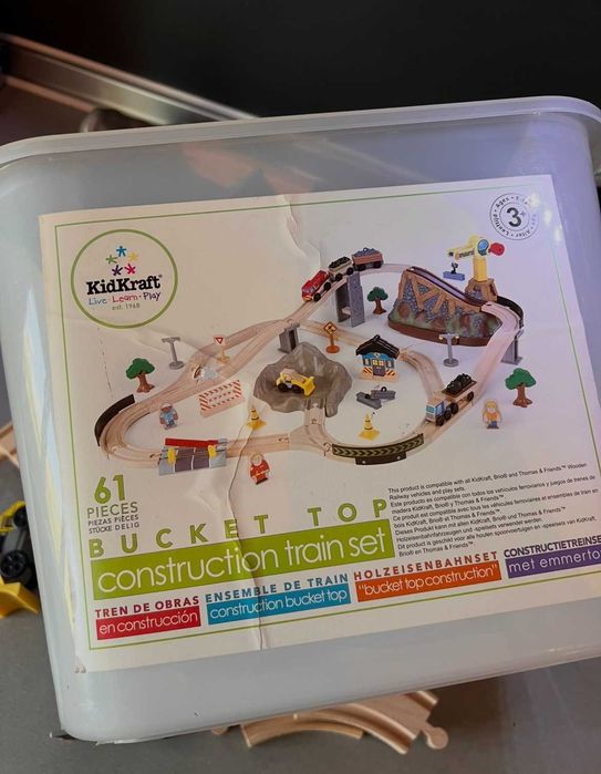Детско дървено влакче - Kidkraft, ново