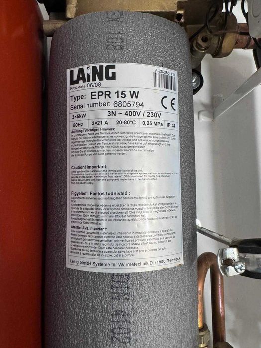 Centrala termica electrica LAING EPR 15W