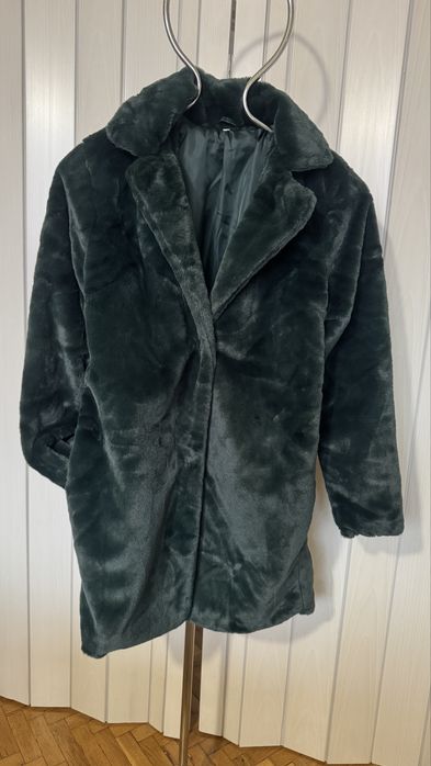 Дамско пухкаво палто