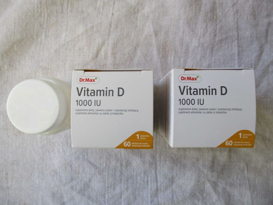 Vitamina D, 1000 IU​, comprimate masticabile, 179 bucăți