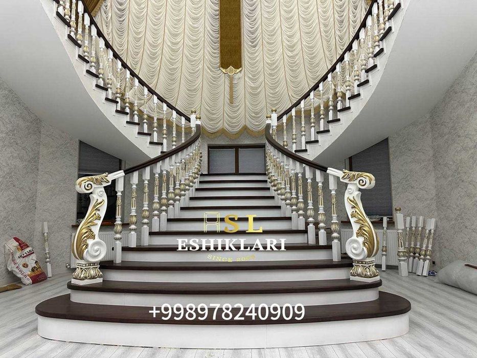 Деревянные лестницы лестница из дерева мдф шпона на заказ зина ёгоч