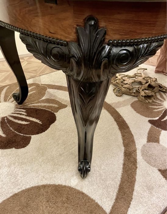 set  masa Lenghel lemn vintage