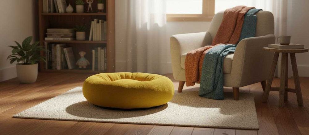 Лежанка "Пончик" для кошек и собак мелких пород