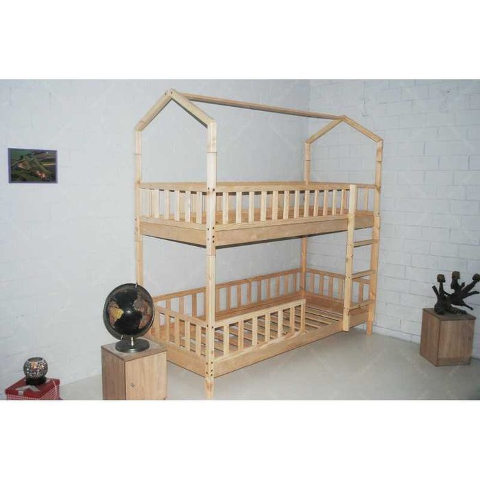 Легло къщичка двуетажно - Монтесори тип