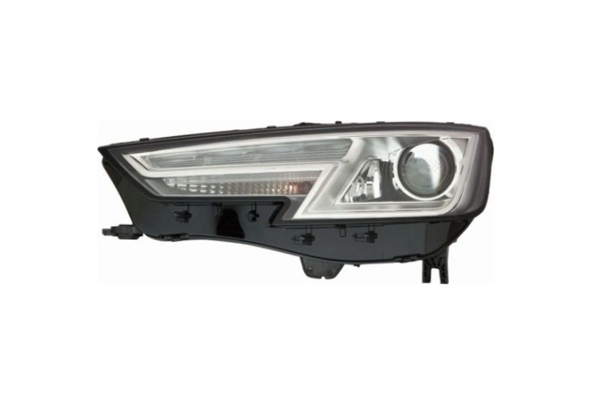 Far Audi A4/S4 (B9), 11.2015-07.2019, partea stanga/dreapta, bi-xenon; cu LED daytime running light; D5S+H8+PWY24W; electrical; fara discharge bulb; fara ballast; cu motor; xenon
