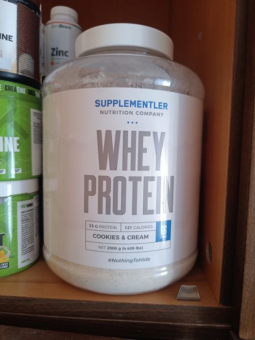 Протеин бисквитки и крем