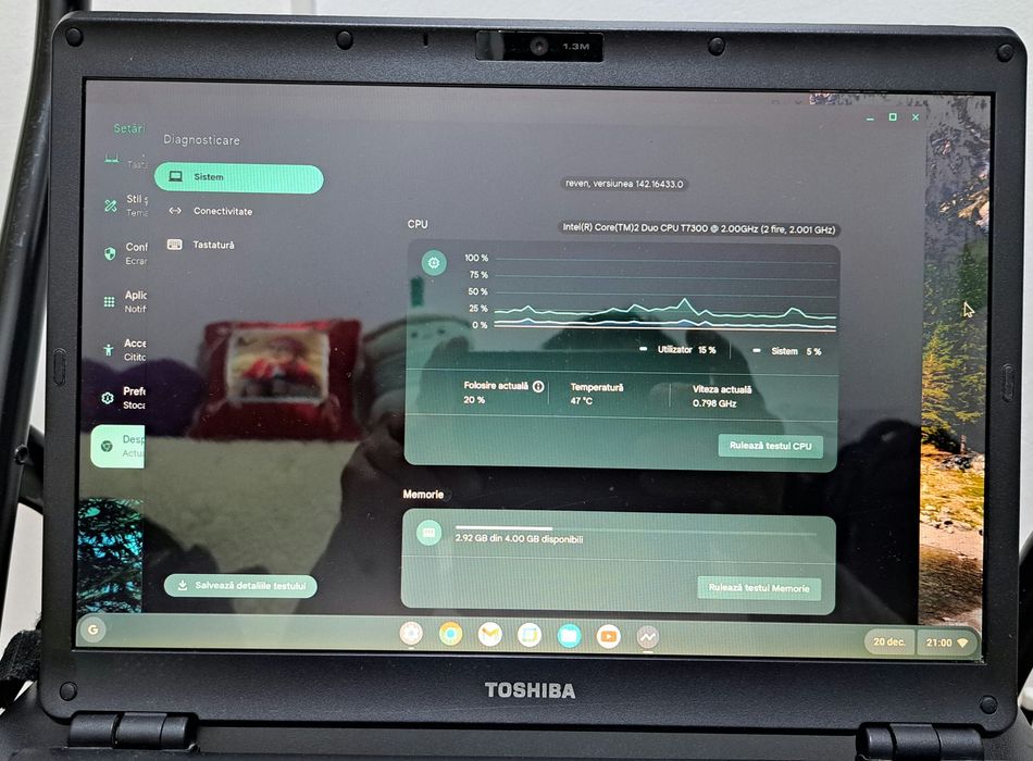 Laptop de vanzare Tosiba