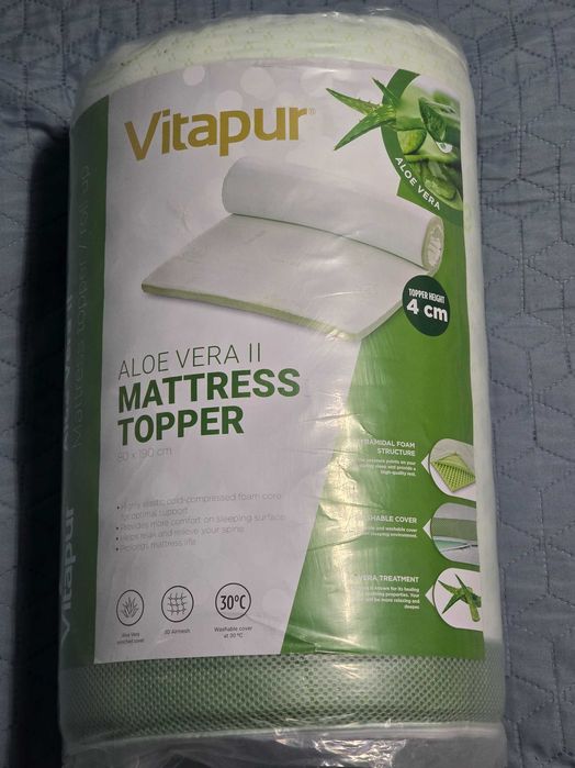 Топ матрак Vitapur Алое Вера, 80х190 см, нов