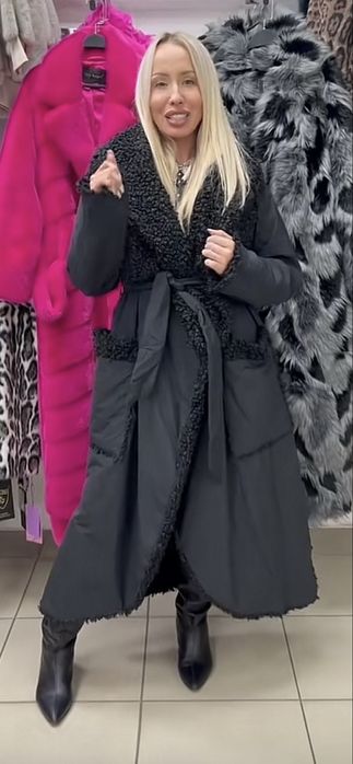 Пальто зимнее стильное