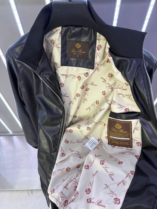 Geaca piele barbat Loro Piana model deosebit !! lichidare stoc doar S