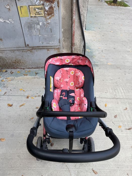 Детска количка 3в1 Giggle 3 Flamingo COSATTO