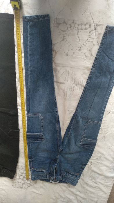 2 бр.дънки син и черен размер 34