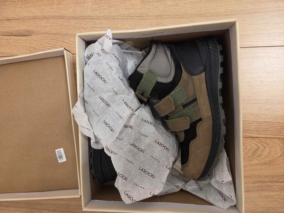 Детски ботуши/боти Lasocki Young цвят:КАКИ 39 номер