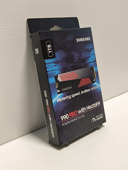 Samsung 990 PRO Heatsink 1 TB M.2 PCIe 4.0 NVMe SSD диск