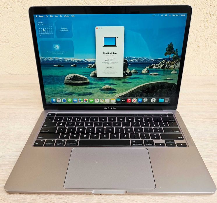 Macbook Pro 2020 13 inch, A2338, M1, 8Gb, 256Gb