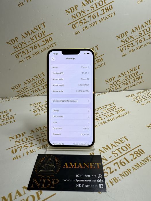 NDP Amanet Braila Iphone 14( 53625)