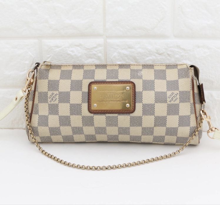 Louis Vuitton Eva Damier Azur Original – дамска чанта / кросбоди