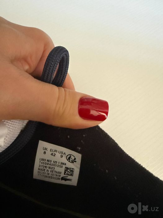 Мужские кроссовки LACOSTE, оригинал, 42 размер