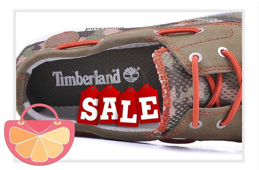 %ПРОМО% TIMBERLAND № 40 & 41 – Мъжки обувки с камуфлажна шарка нови