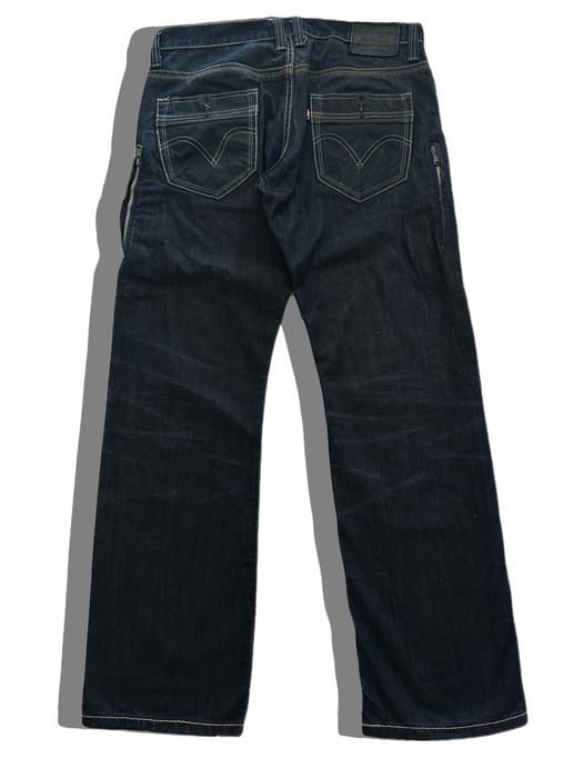 Тъмносини винтидж дънки Levi’s 514
