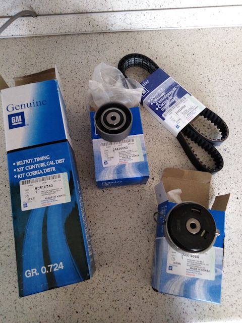 Комплект грм оригинал GM chevrolet cruze aveo