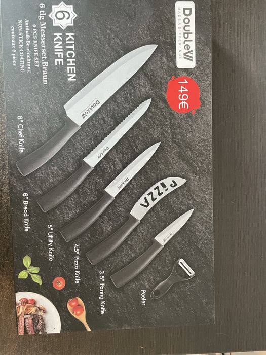 Set 2 seturi cutite bucatarie