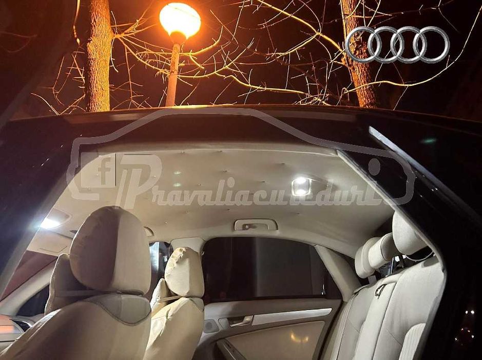 Pachet becuri led leduri pt iluminare interior Audi A4 B8