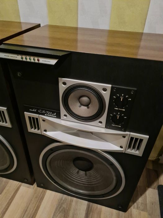 Boxe*PIONEER*CS-722A*Rarități Vintage*Vu-metre(b&w jbl klipsch l 100