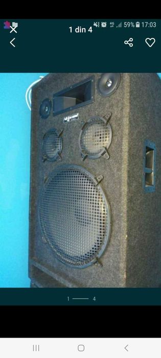 BOXE  500 w defuzor bas 18 toli