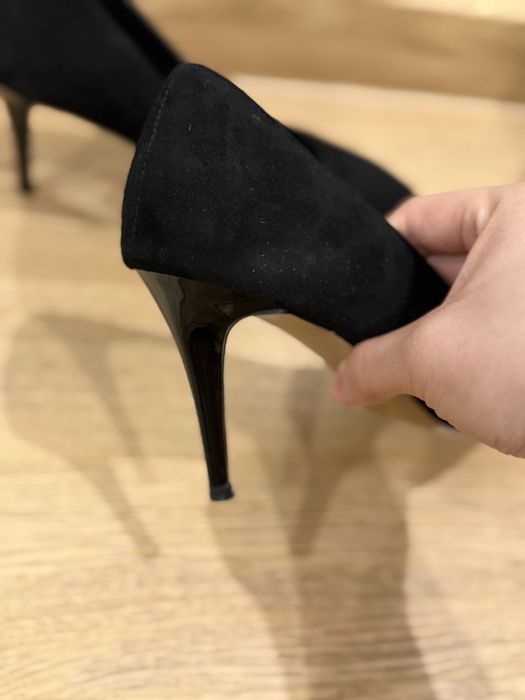 черные туфли, размер 37