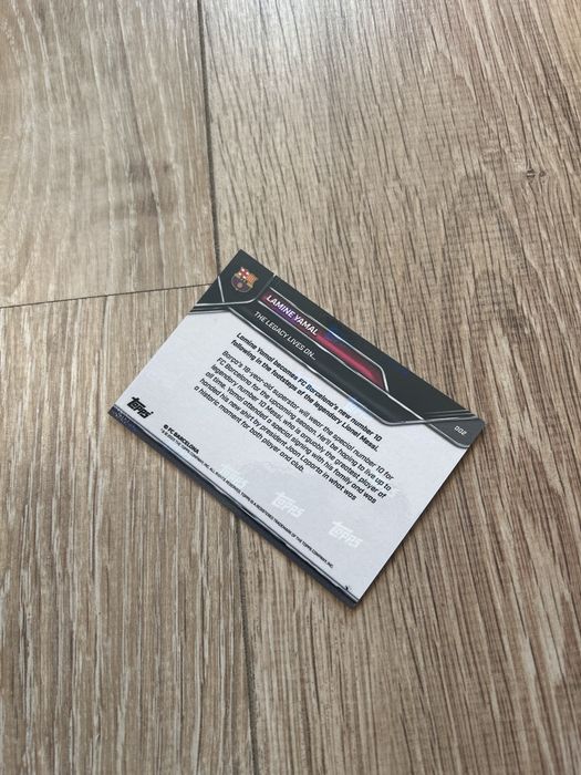 Колекционерска карта с автограф на Ламин Ямал/Lamine Yamal