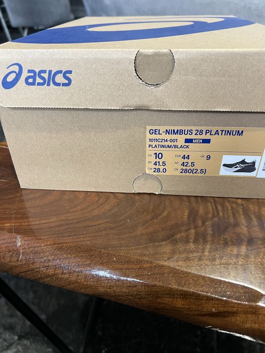 Asics Nimbus 28 PLATINUM