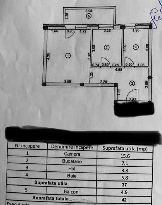 Garsoniera de vânzare - Sanpetru Brasov