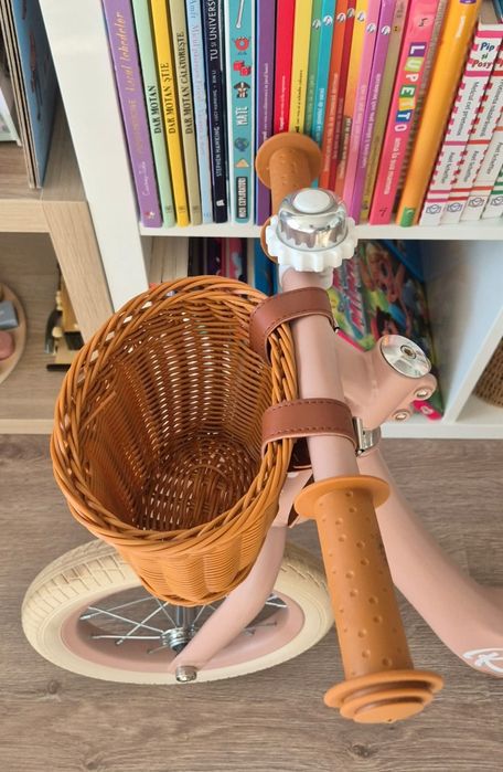 Bicicleta fara pedale Kinderkraft Rapid 2, Roz
