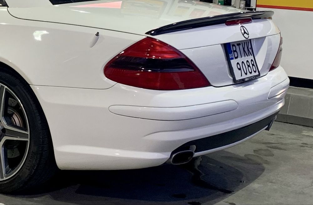 Задна броня и ауспуси Mercedes SL R230 AMG