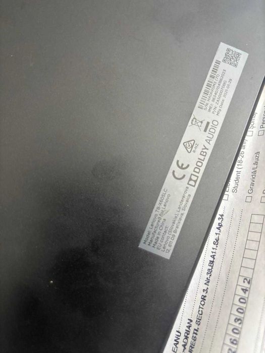 Tableta Lenovo Tab M10 TB-X505L, 10.1", 4G LTE, stare foarte bună