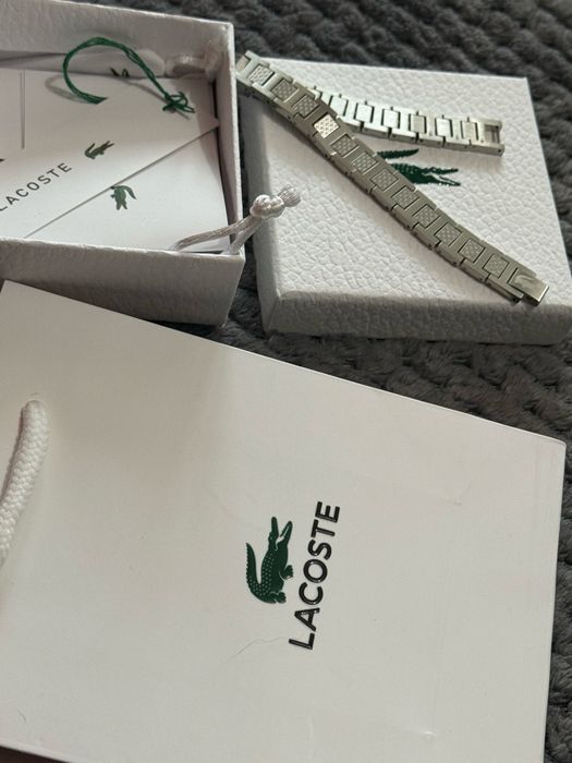Bratara Lacoste - Silver - NOUA - Full accesorii