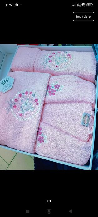 Set halat + 2 prosoape