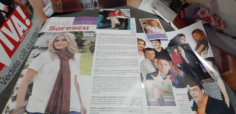 Colectie de articole din reviste cu Alina Sorescu