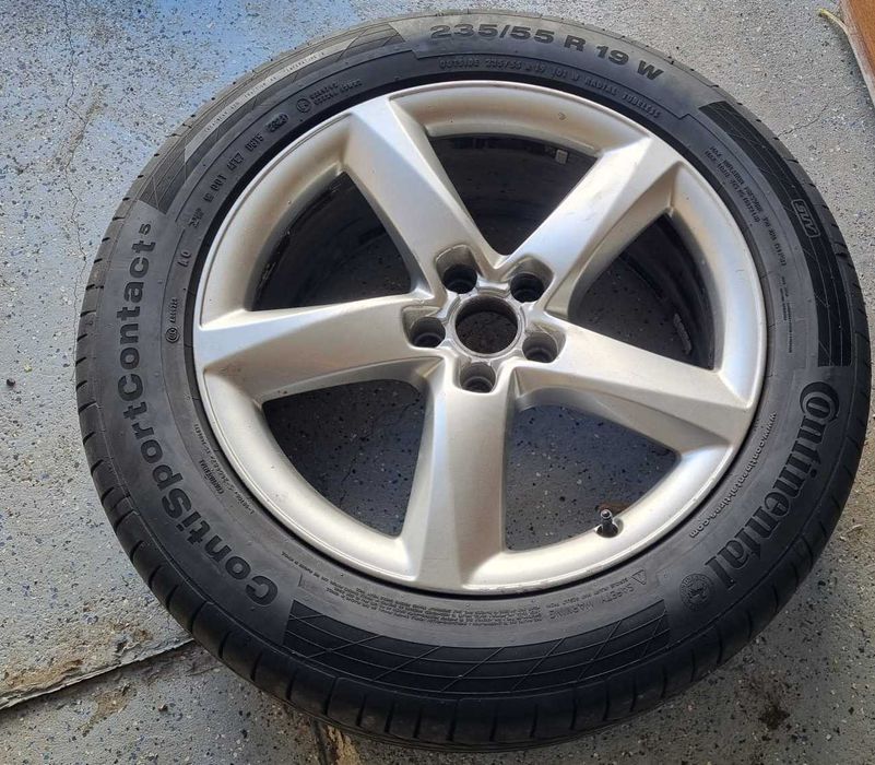 Jante 19  Originale Audi cu anvelope de vara Continental