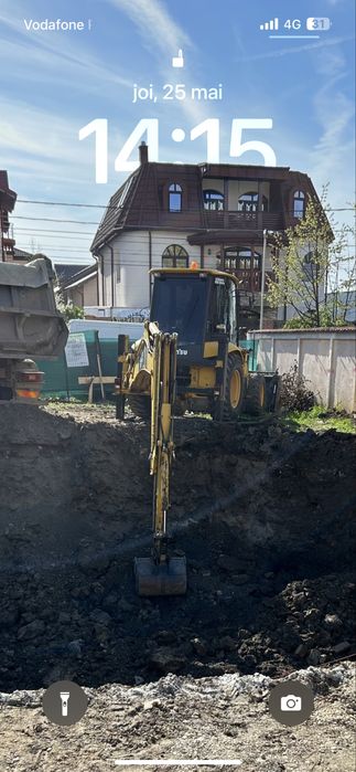 De închiriat Buldoexcavator și basculantă 7,5t