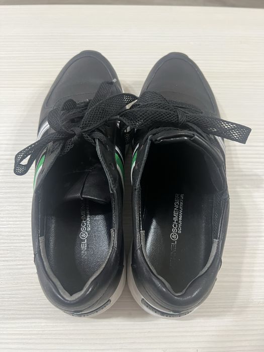 Sneakers premium Kennel & Schmenger piele naturală negri, mărimea 39