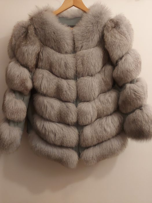 Blana naturala din vulpe argintie