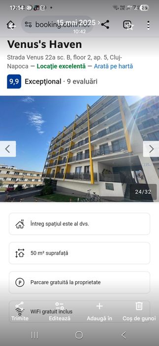 Inchiriez apartament Str Venus