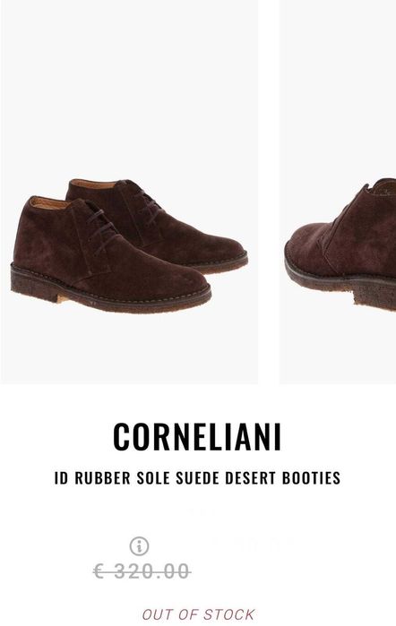 Corneliani ghete 39 originale, full box, retail 320 euro