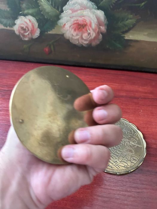 A508 set 2 farfuriute bronz, 150g, 10D