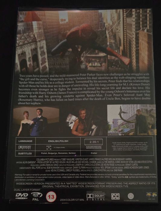 DVD, Spider-Man 2