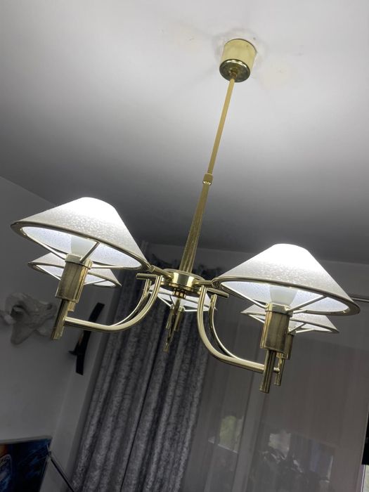 Mid century lampa lustra Holtkotter